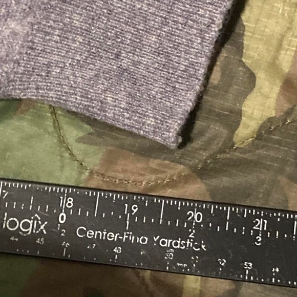 Jaeger 100% Scottish wool argyle sweater v-neck vintage grey size M/21 - Picture 8 of 8